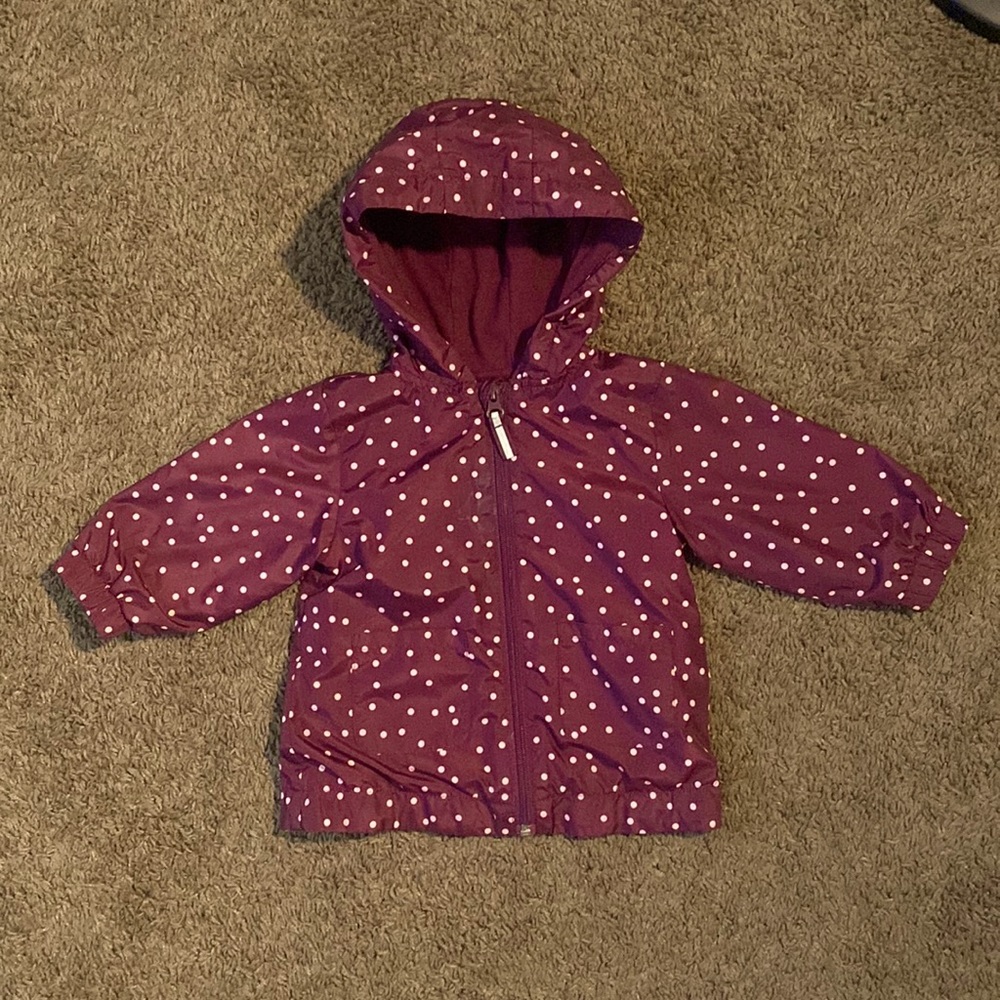 12M purple windbreaker.